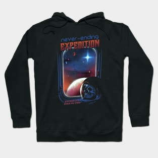 Astroanut Skull Tshirt Space Cosmic Never-ending Expedition Hoodie